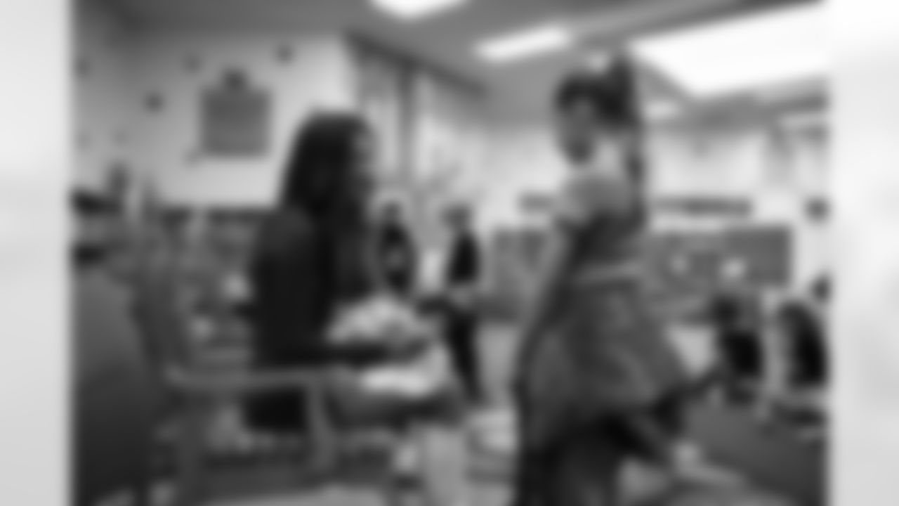 The Arizona Cardinals host a Milk and Cookies at Greenfield Elementary School presented by SRP and Albertsons-Safeway on Tuesday, Nov. 25, 2025 in Gilbert, AZ.