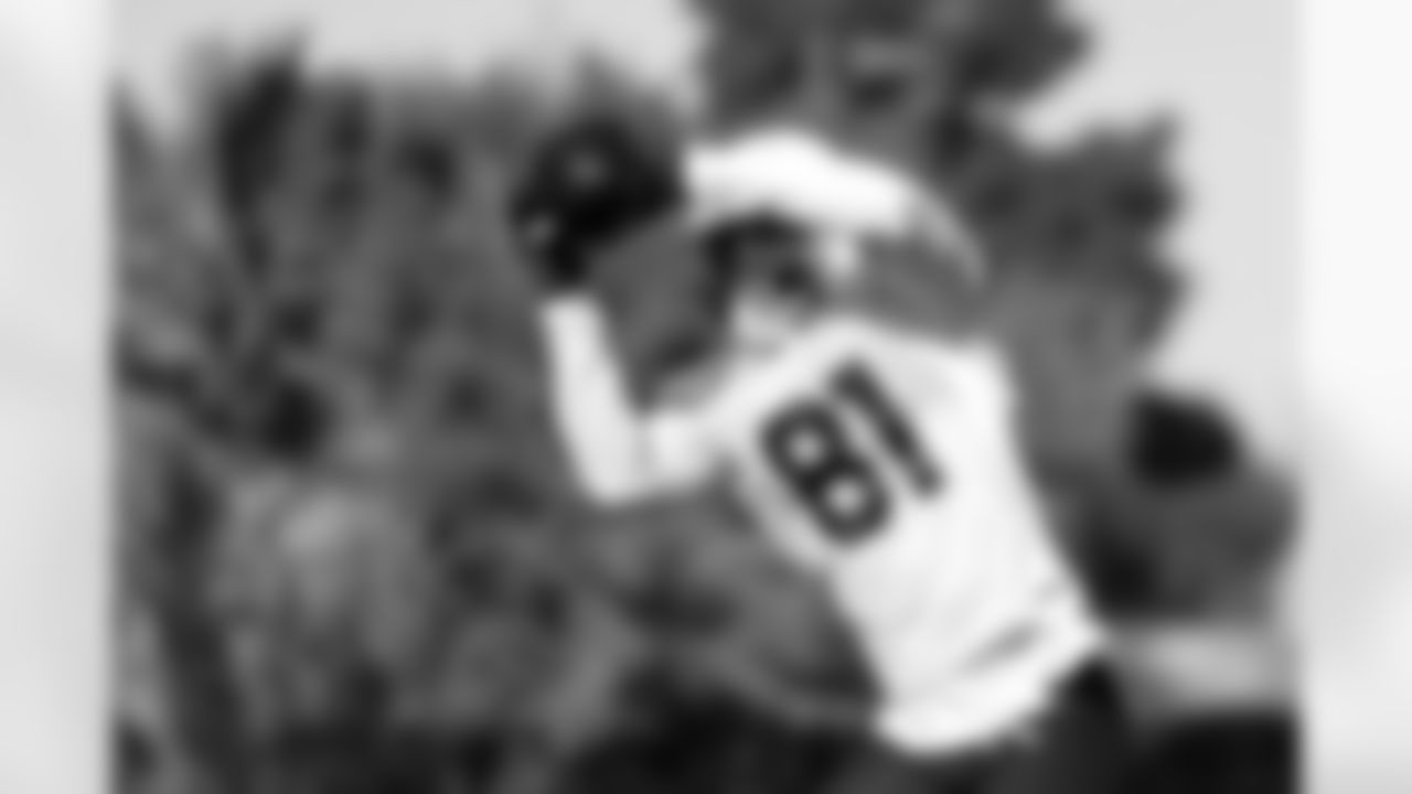 Arizona Cardinals wide receiver Trent Sherfield (81) during practice at the Dignity Health Training Facility on Thursday, Dec. 18, 2025 in Tempe, AZ.