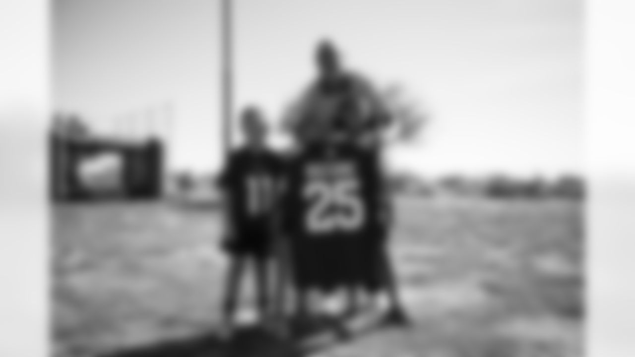 The Arizona Cardinals and the Boys & Girls Club at Gila River host a Youth Football Camp at the Boys & Girls Club on Tuesday, Nov. 11, 2025 in Laveen Village, AZ.