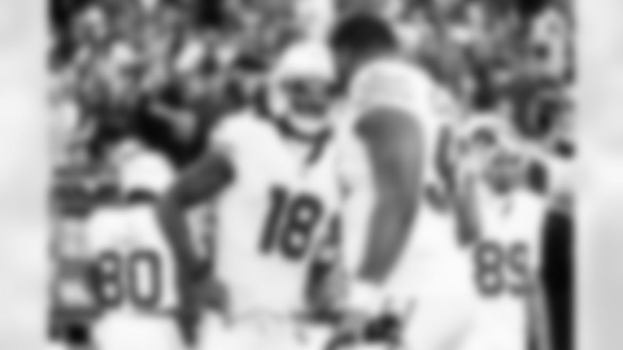 Arizona Cardinals wide receiver Marvin Harrison Jr. (18) and Arizona Cardinals defensive lineman Calais Campbell (93) during the Week 16 regular season game between the Arizona Cardinals and the Atlanta Falcons on Sunday, Dec. 21, 2025 at State Farm Stadium.