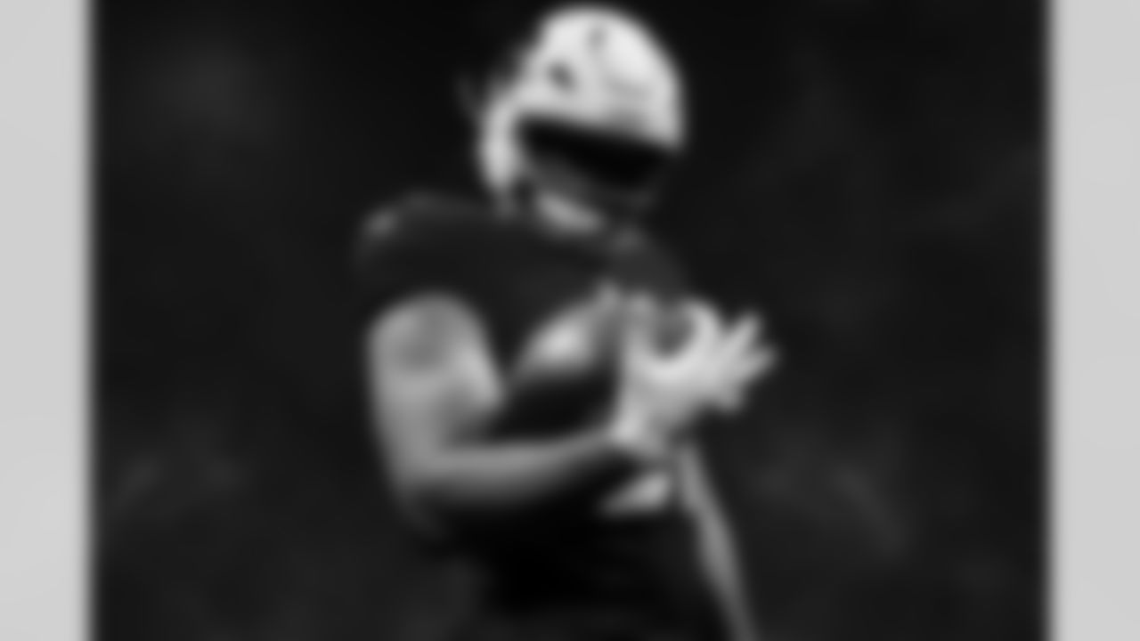Arizona Cardinals tight end Tip Reiman (87) during 2025 Media Day on Tuesday, June 3, 2025 in Tempe, AZ.