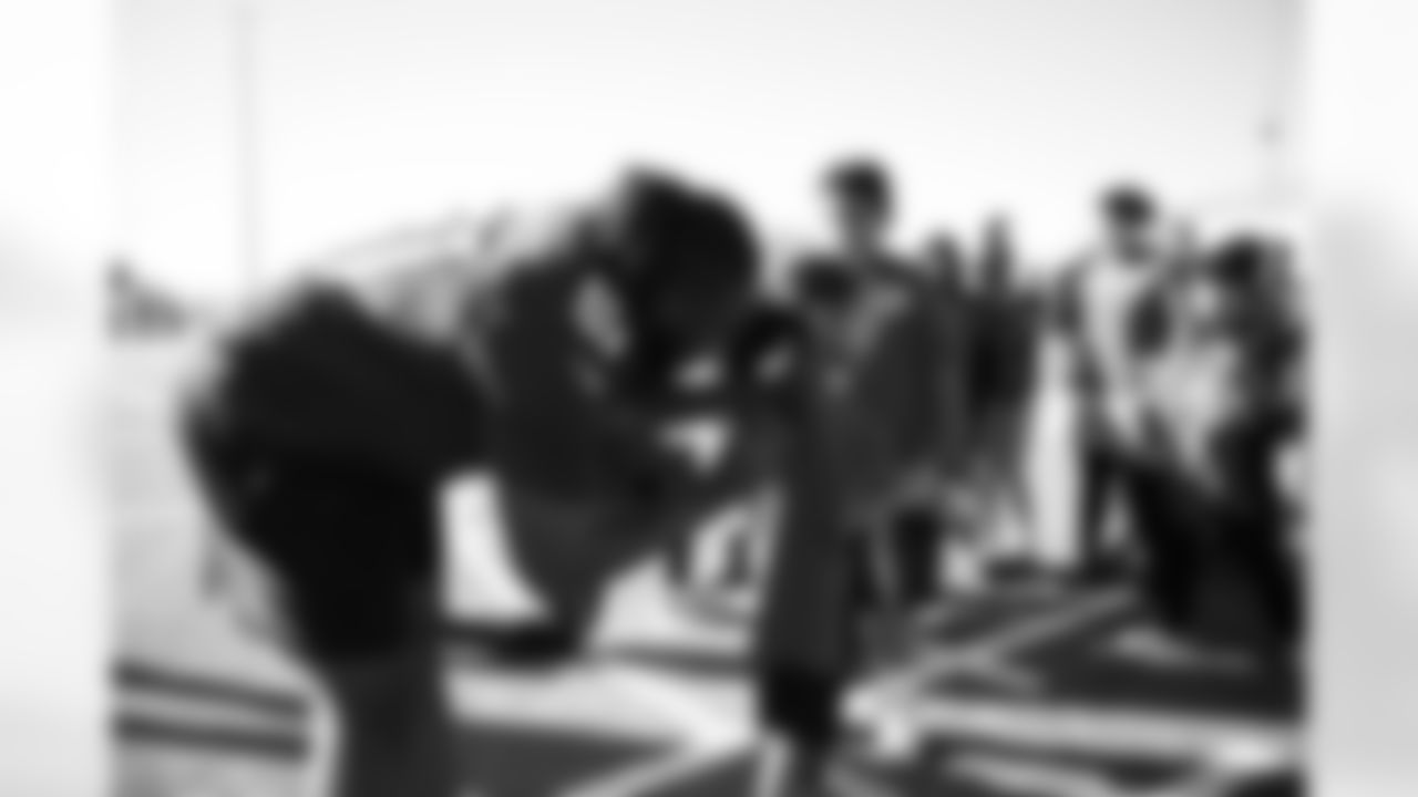 The Arizona Cardinals host a Youth Football Camp at Cesar Chavez High School presented by State Farm on Tuesday, Dec. 16, 2025 in Laveen Village, AZ.