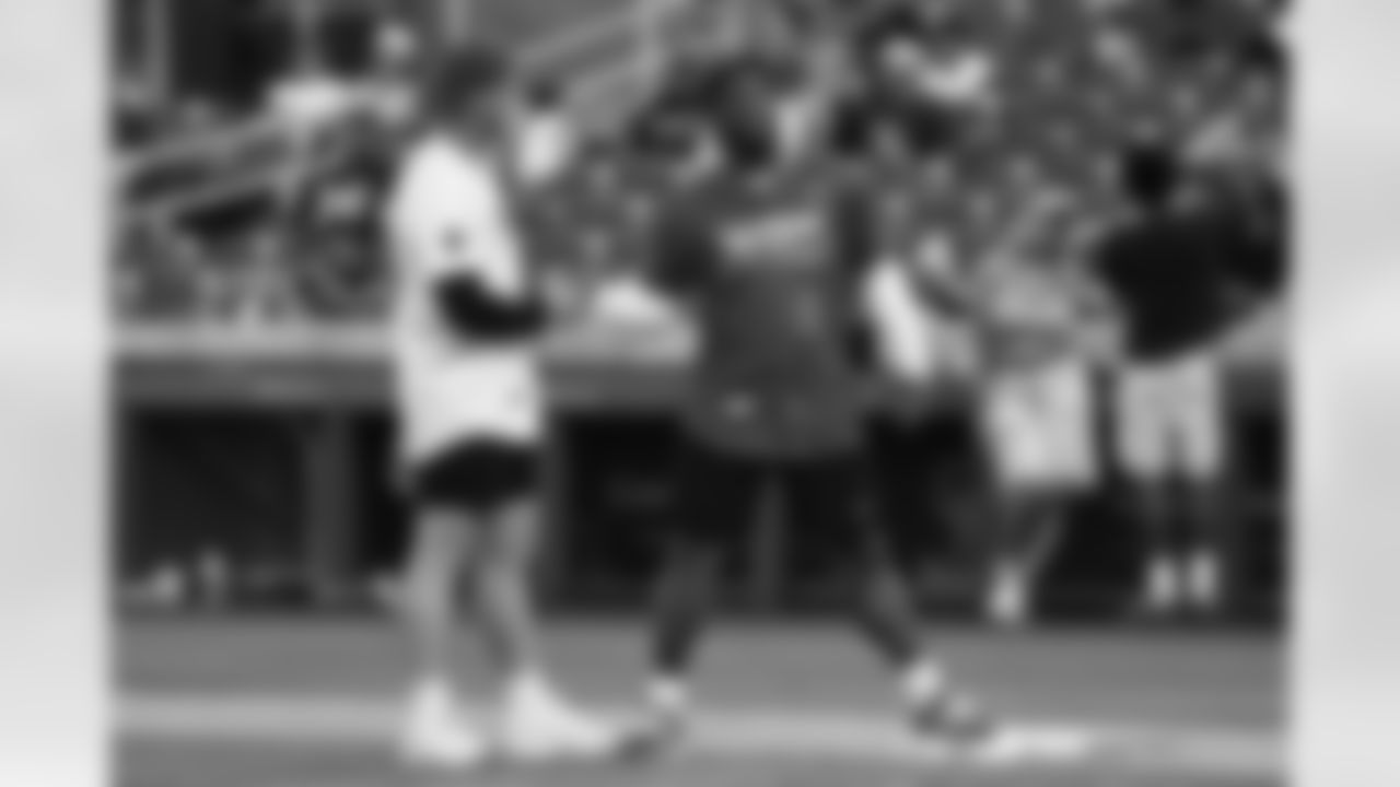Arizona Cardinals quarterback Kyler Murray (1) hosts his inaugural Kyler Murray Foundation Charity Celebrity Softball Game at Salt River Fields at Talking Stick on Saturday, May 17, 2025 in Scottsdale, AZ.