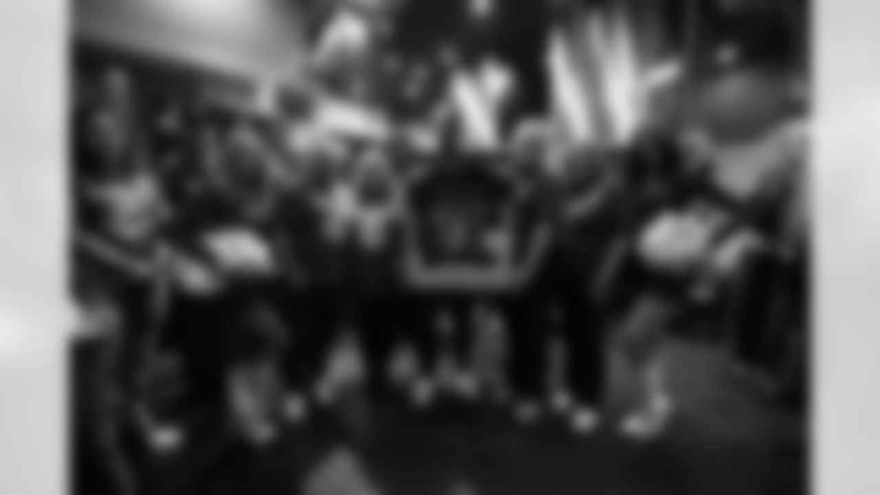 The Arizona Cardinals host veterans, members from the Pat Tillman Foundation, Civics leaders, and TAPS members at Benihana to honor those who serve on Monday, Nov. 10, 2025 in Tempe, AZ.