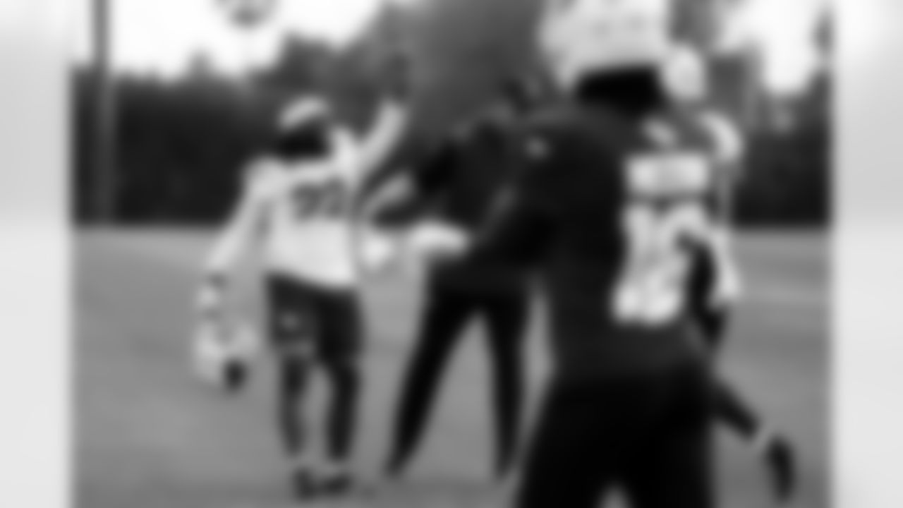 Arizona Cardinals running back Michael Carter (22) during practice at the Dignity Health Training Facility on Friday, Jan. 2, 2026 in Tempe, AZ.