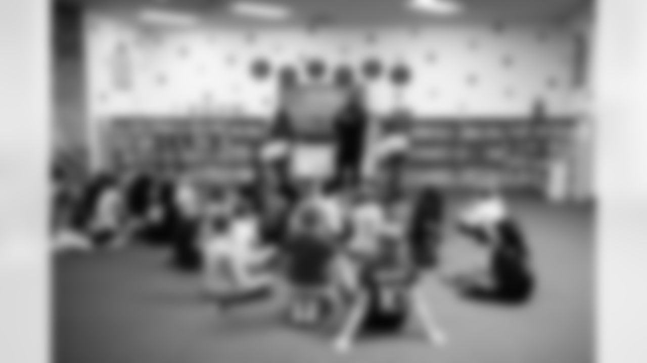 The Arizona Cardinals host a Milk and Cookies at Greenfield Elementary School presented by SRP and Albertsons-Safeway on Tuesday, Nov. 25, 2025 in Gilbert, AZ.