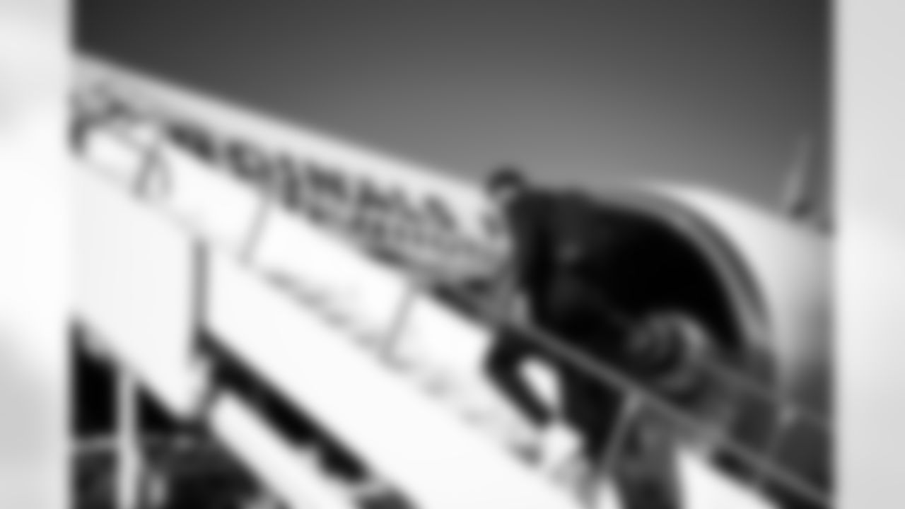 Arizona Cardinals wide receiver Michael Wilson (14) travels to Houston before the Week 15 regular season game against the Houston Texans on Saturday, Dec. 13, 2025 in Phoenix, AZ.