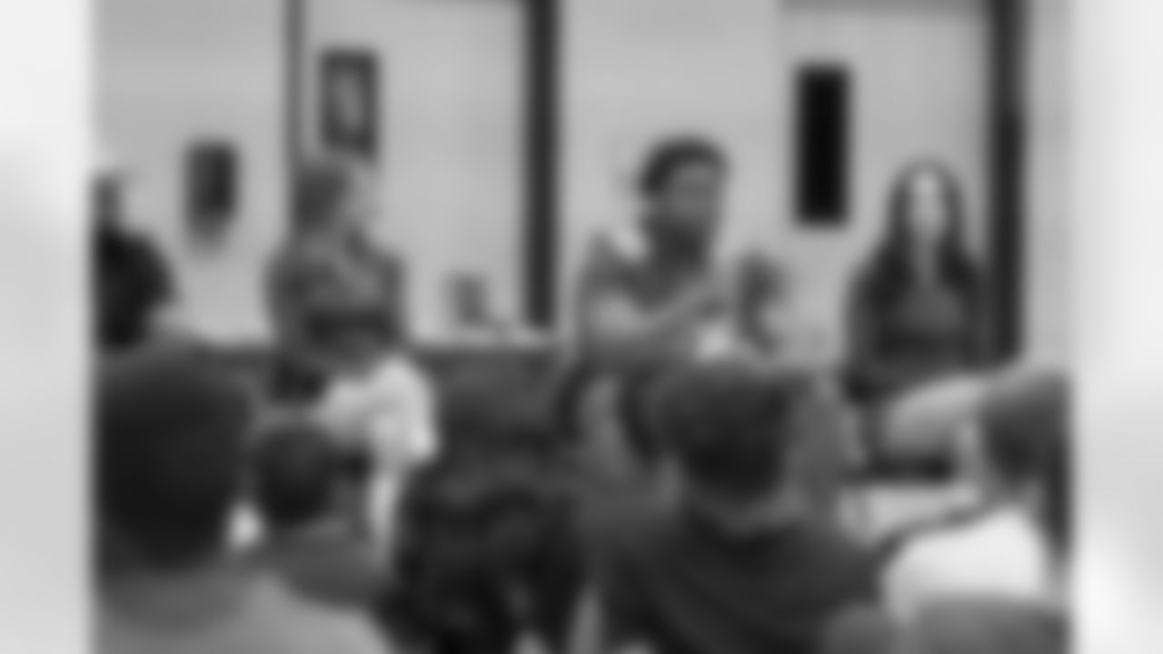 The Arizona Cardinals partner with notMYkid to host a Mental Health Matters Day at Champion Schools on Friday, May 9, 2025 in Chandler, AZ.