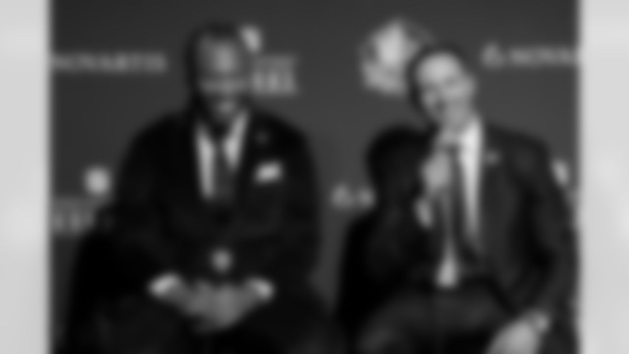 2026 Pro Football Hall of Fame inductee and former Arizona Cardinals wide receiver Larry Fitzgerald during NFL Honors at the Palace of Fine Arts on Thursday, Feb. 5, 2026 in San Francisco, CA.