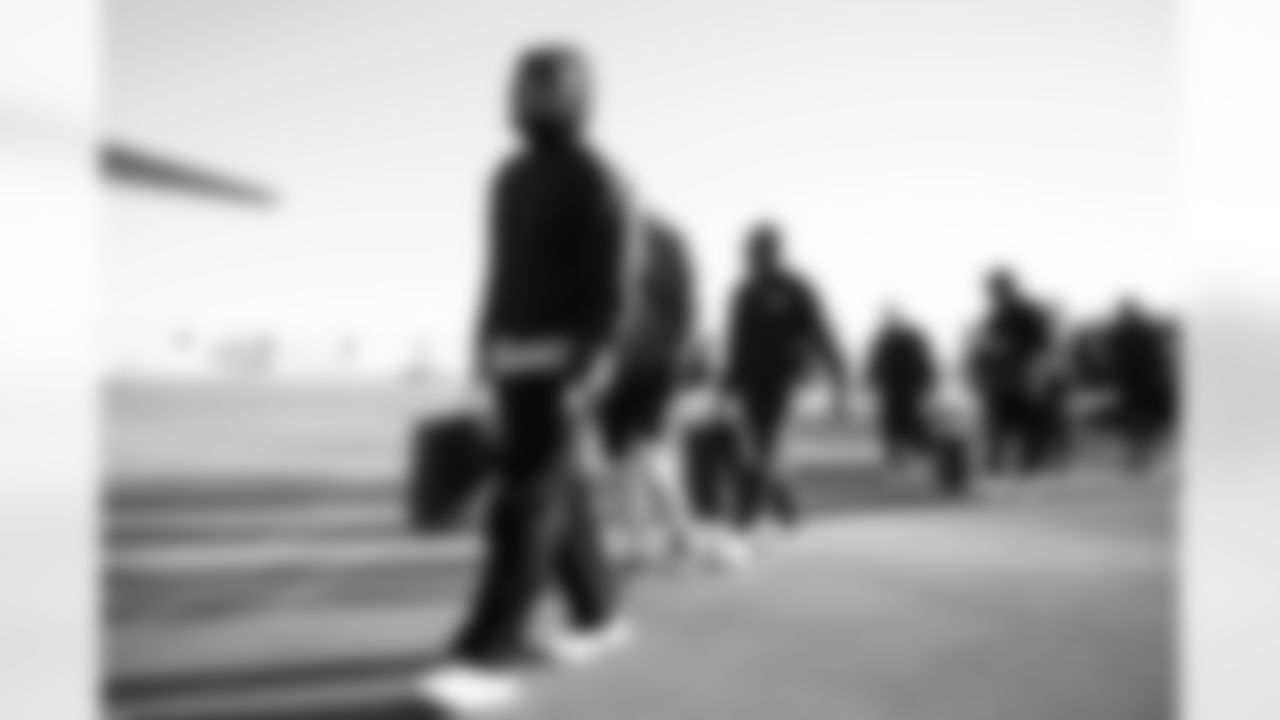 Arizona Cardinals defensive lineman Dante Stills (55) travels to Tampa before the Week 13 regular season game against the Tampa Bay Buccaneers on Saturday, Nov. 29, 2025 in Phoenix, AZ.