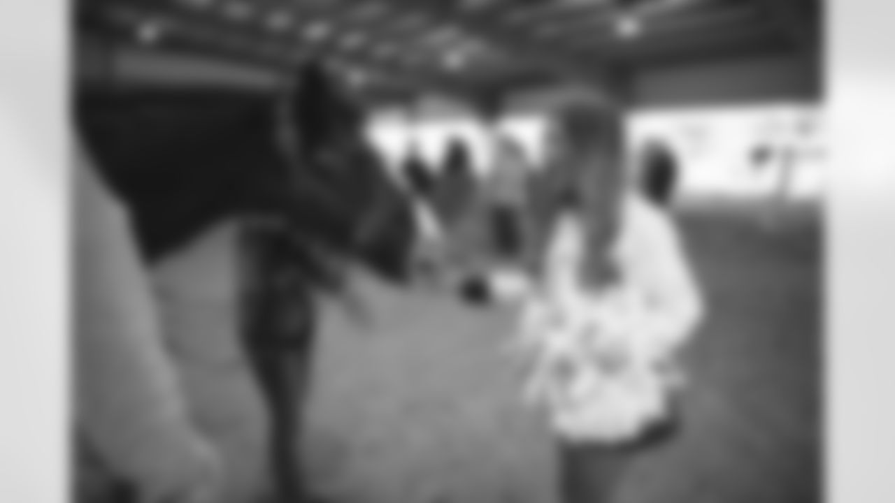 The Arizona Cardinals host the Foundation for Blind Children for an equine therapy event on Friday, Feb 2, 2024 at Hunkapi Farms in Scottsdale, AZ.