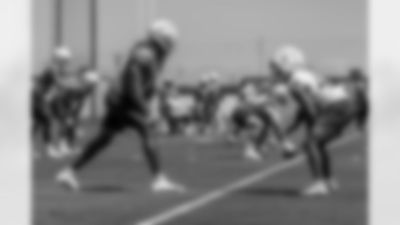 The Los Angeles Chargers practice on Monday, September 1, 2025 at The Bolt in El Segundo, CA.