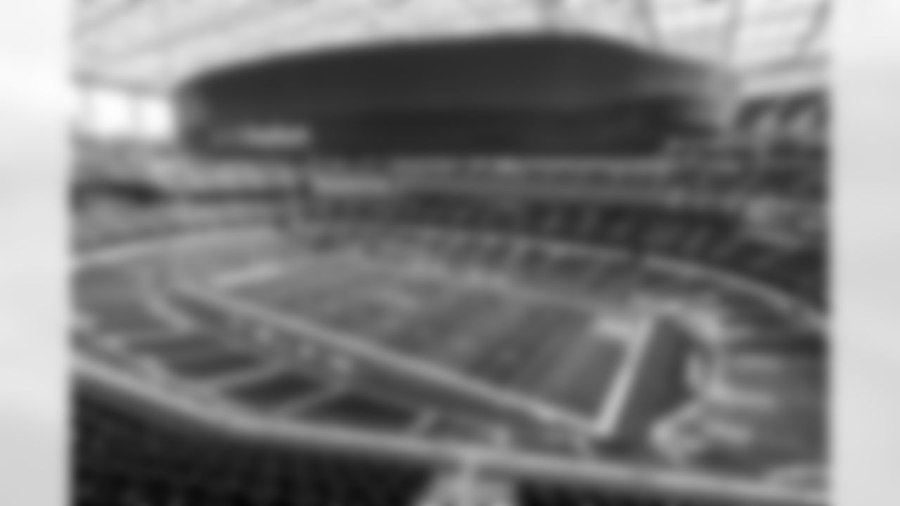 SoFi Stadium is photographed as it is converted to the 2025 Super Chargers look on Tuesday, October 21, 2025 at SoFi Stadium in Inglewood, CA.