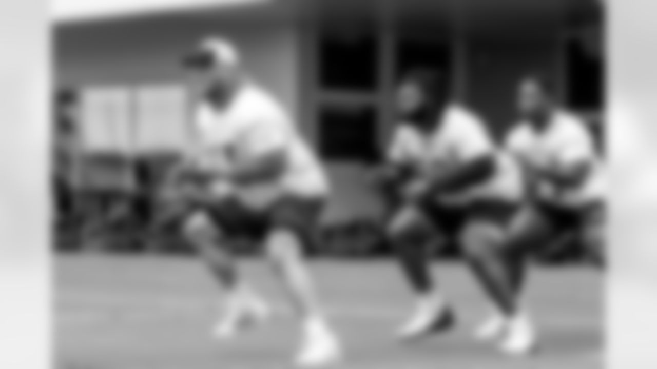 Los Angeles Chargers players participate in Phase 2 of the offseason program on Monday, May 5, 2025 at The Bolt in El Segundo, CA.