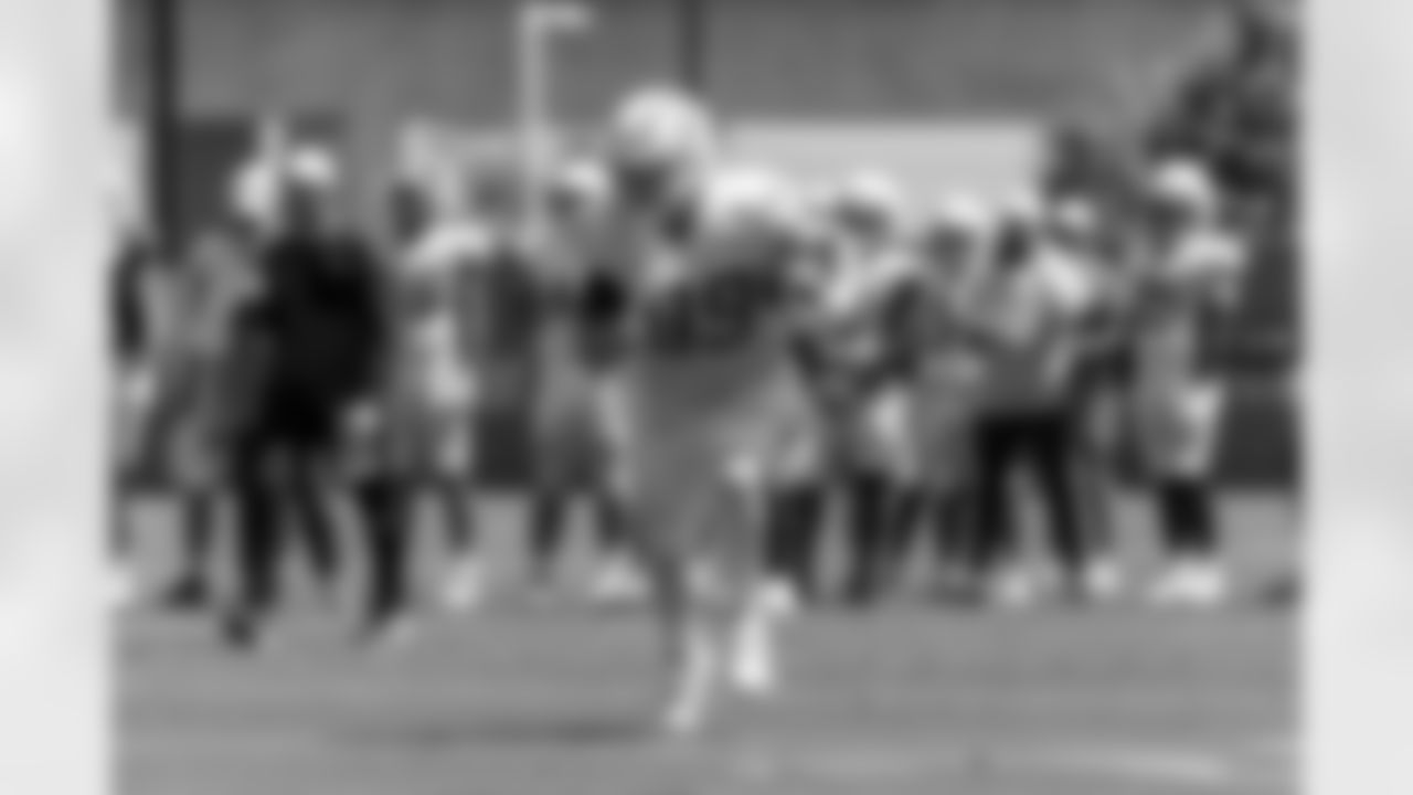 The Los Angeles Chargers practice at Training Camp on Monday, August 18, 2025 at The Bolt in El Segundo, CA.