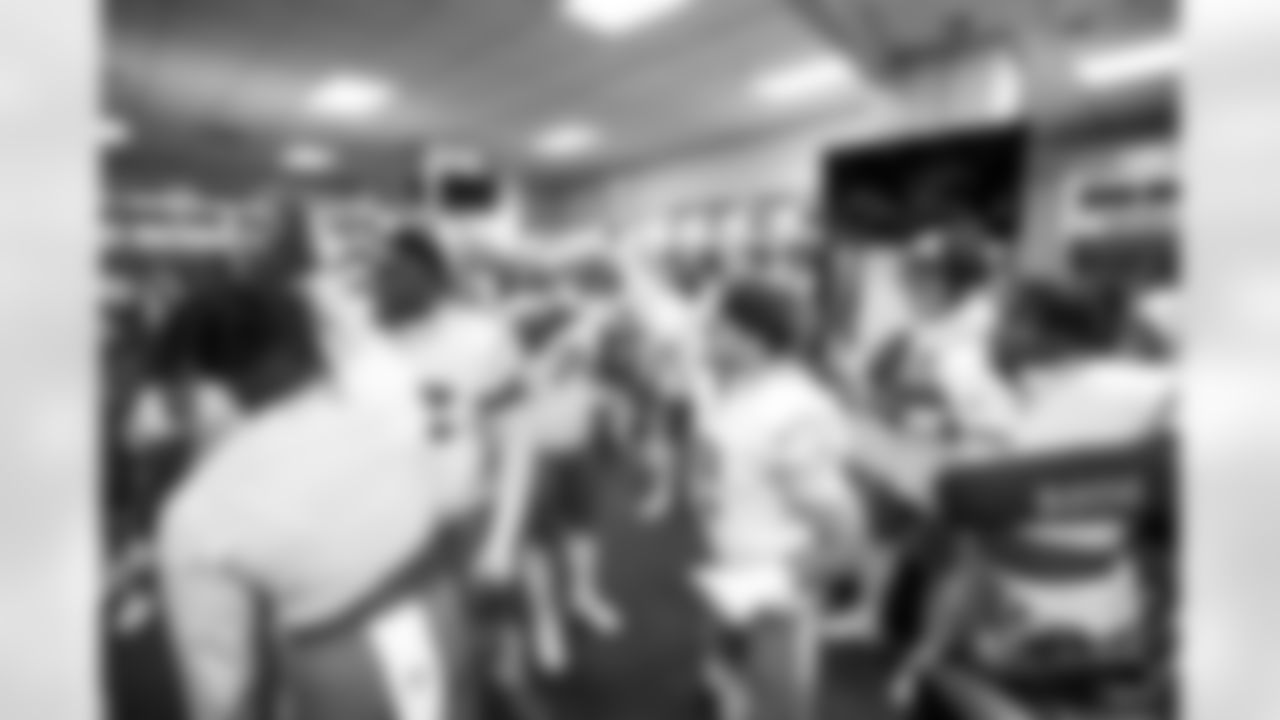 DL Naquan Jones (96), DB Elijah Molden (2) and RB Amar Johnson (34)