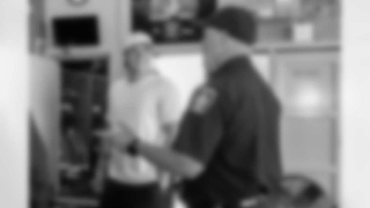 Chargers Kicker Cameron Dicker visits Station 51 in North Hollywood, CA