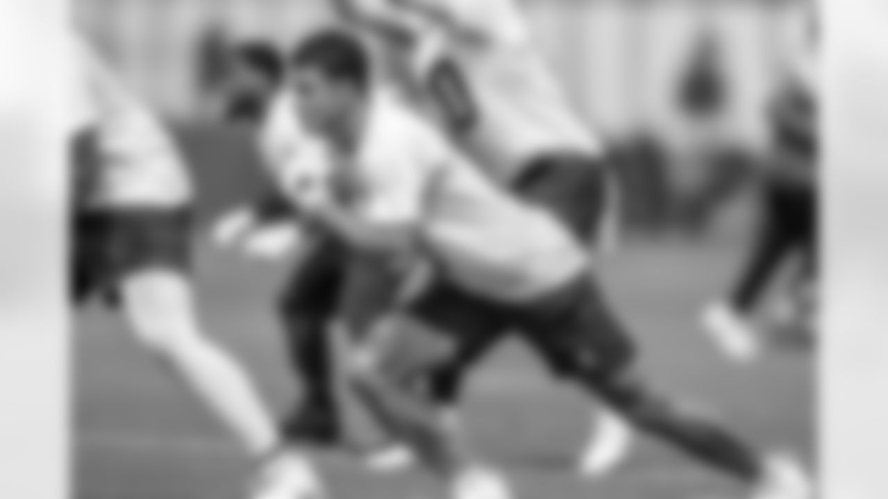 Los Angeles Chargers players participate in Phase 2 of the offseason program on Monday, May 12, 2025 at The Bolt in El Segundo, CA.