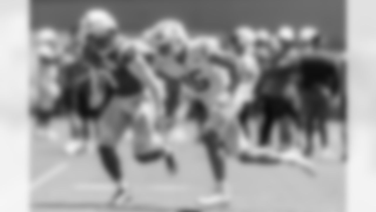 The Los Angeles Chargers practice at Training Camp on Tuesday, July 30, 2024 at The Bolt in El Segundo, CA.