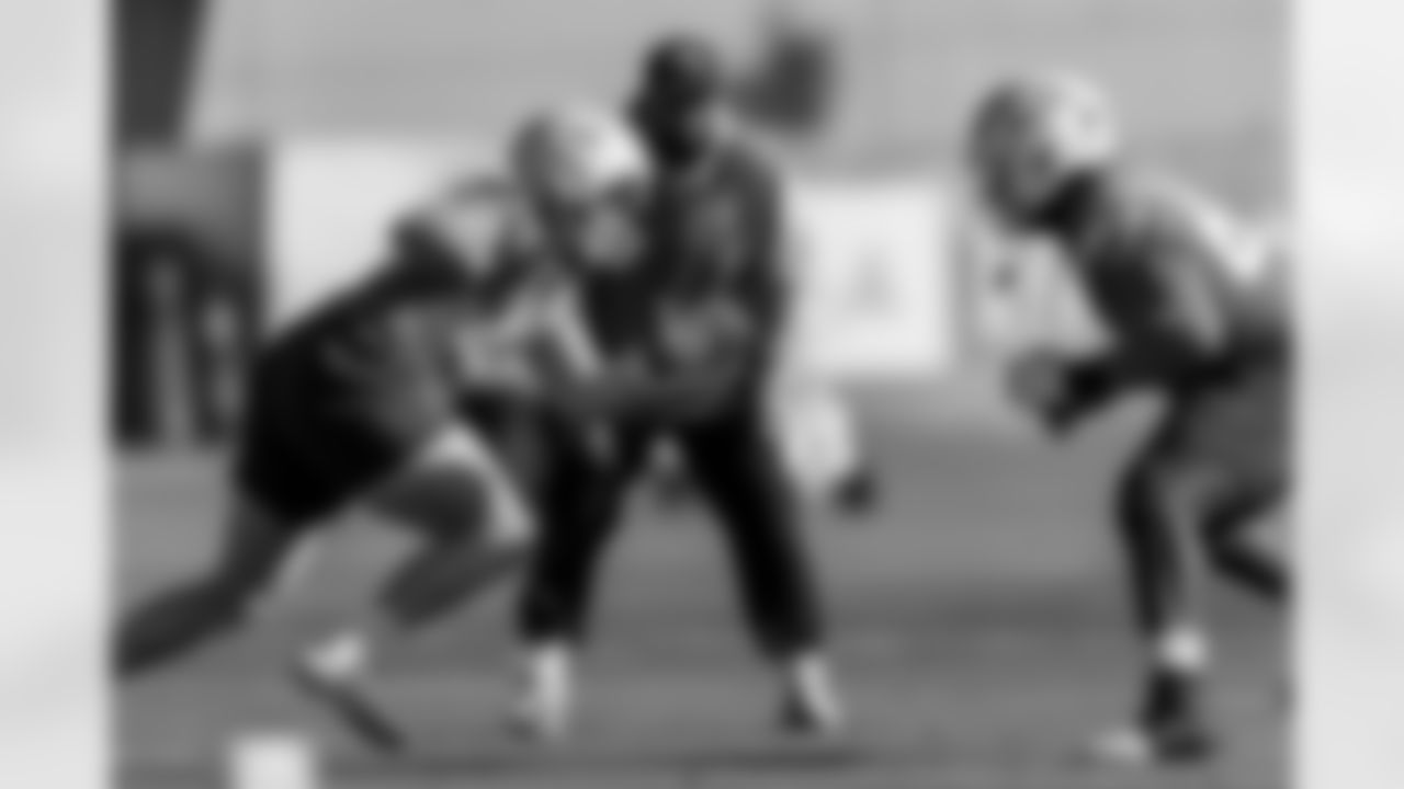 The Los Angeles Chargers practice on Thursday, January 2, 2025 at The Bolt in El Segundo, CA.