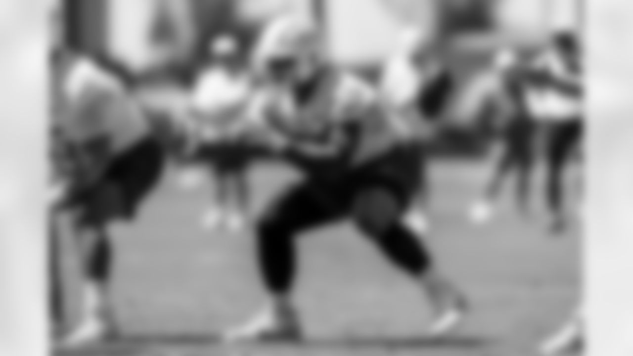 The Los Angeles Chargers practice at Training Camp on Wednesday, August 20, 2025 at The Bolt in El Segundo, CA.