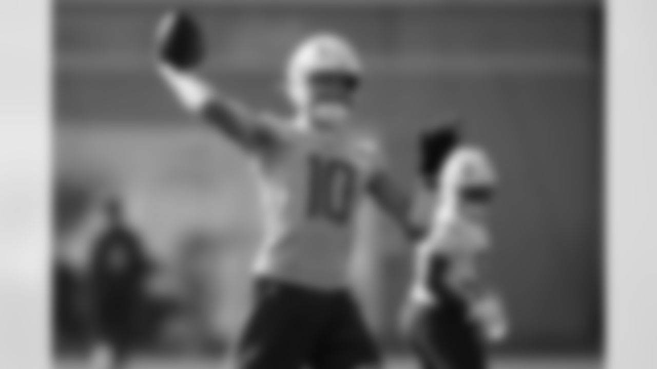 The Los Angeles Chargers practice on Wednesday, December 17, 2025 at The Bolt in El Segundo, CA.