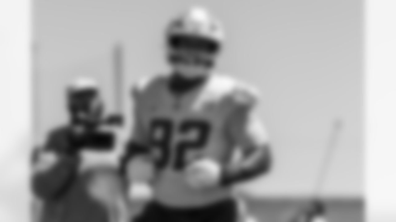 The Los Angeles Chargers practice on Monday, September 1, 2025 at The Bolt in El Segundo, CA.