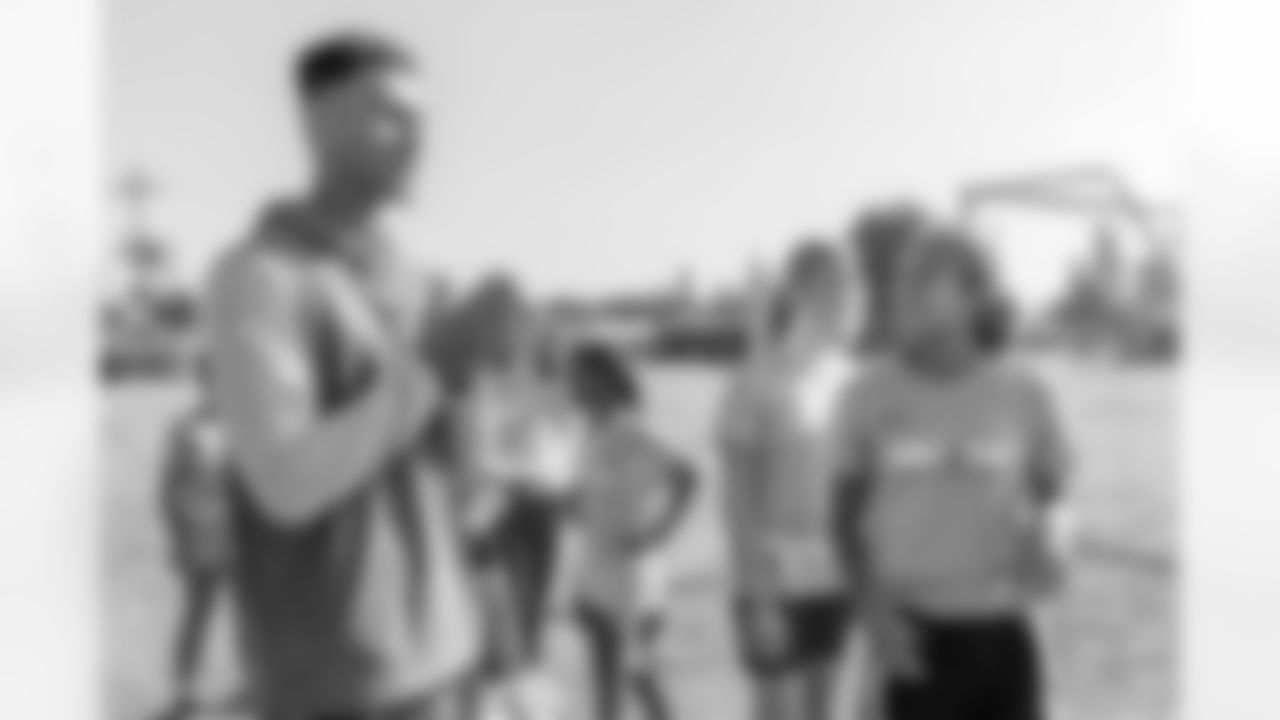 The Los Angeles Chargers host a girls flag football camp on Tuesday, December 02, 2025 at St. Joseph High School in Lakewood, CA.