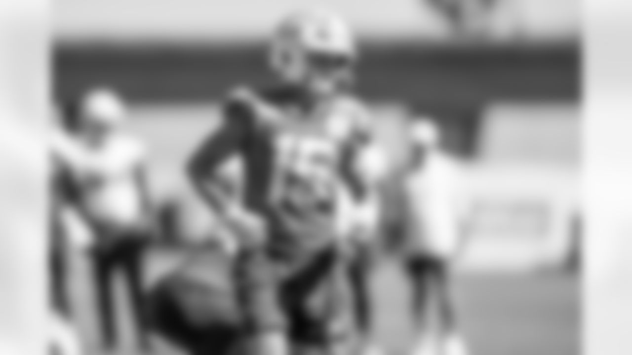 The Los Angeles Chargers practice on Thursday, October 9, 2025 at The Bolt in El Segundo, CA.
