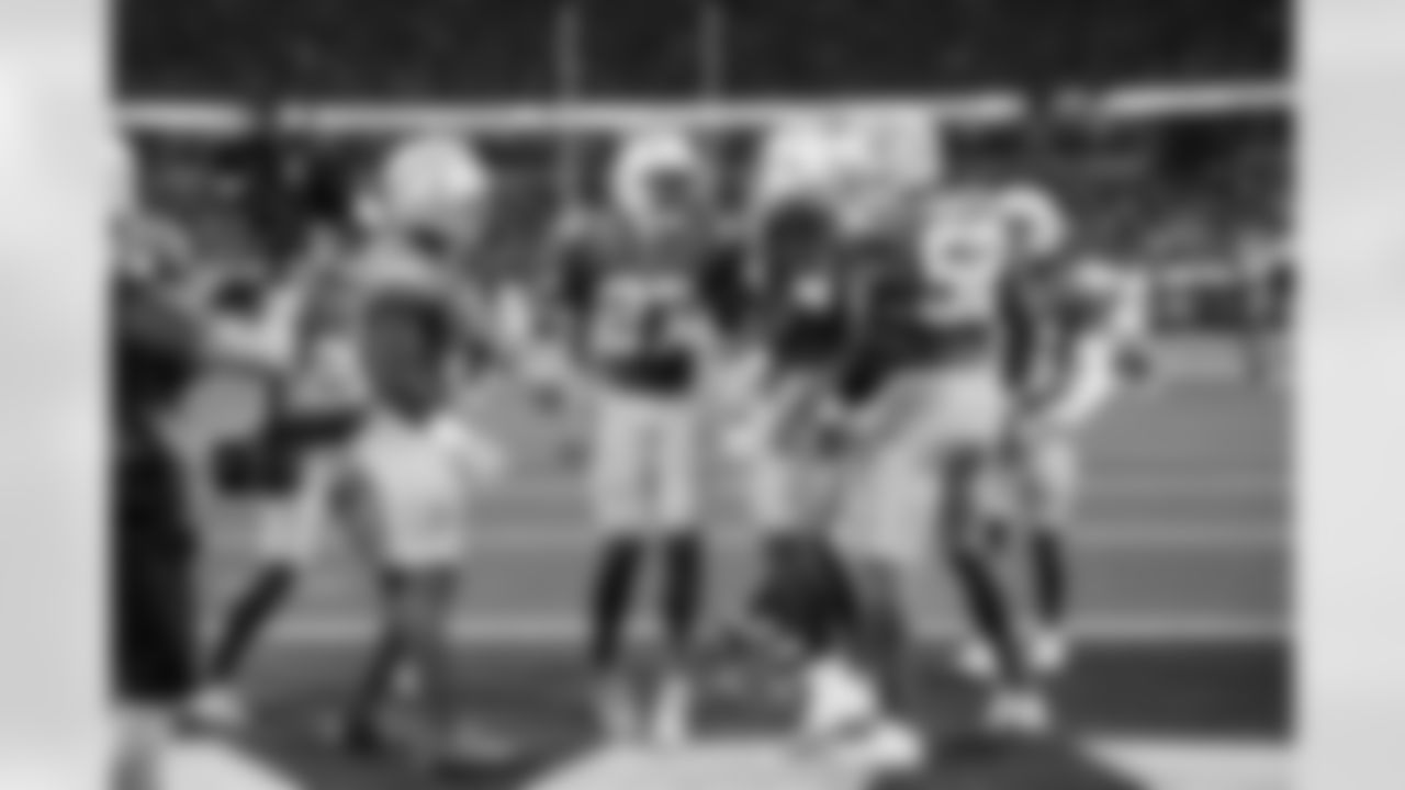 S Derwin James Jr. (3), S RJ Mickens (27), OLB Khalil Mack (52) and LB Daiyan Henley (0)