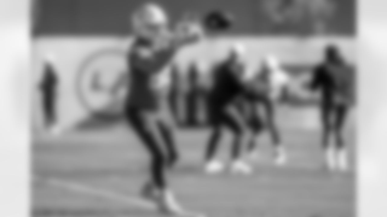 The Los Angeles Chargers practice on Saturday, December 6, 2025 at The Bolt in El Segundo, CA.