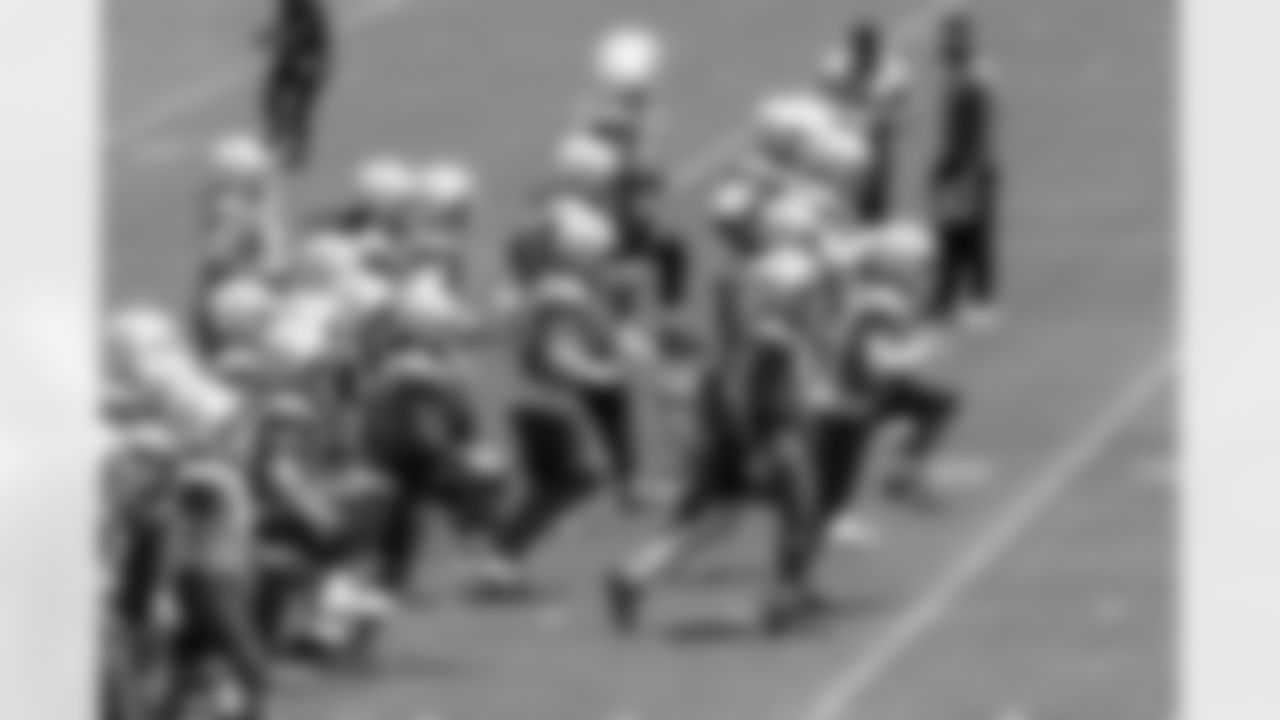 The Los Angeles Chargers practice at Training Camp on Tuesday, July 29, 2025 at The Bolt in El Segundo, CA.