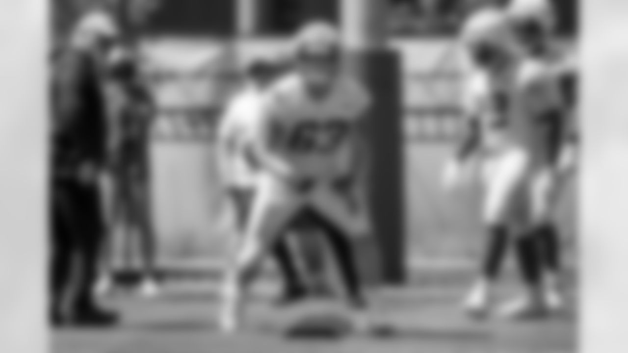 The Los Angeles Chargers hold Rookie Mini-Camp on Saturday, May 10, 2025 at The Bolt in El Segundo, CA.