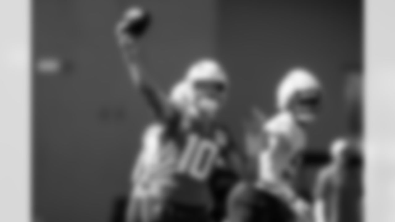 The Los Angeles Chargers practice on Friday, October 3, 2025 at The Bolt in El Segundo, CA.