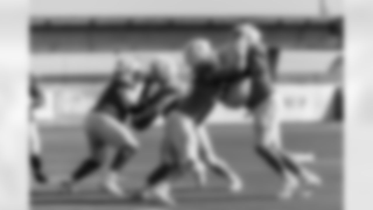 The Los Angeles Chargers practice on Wednesday, November 6, 2024 at The Bolt in El Segundo, CA.