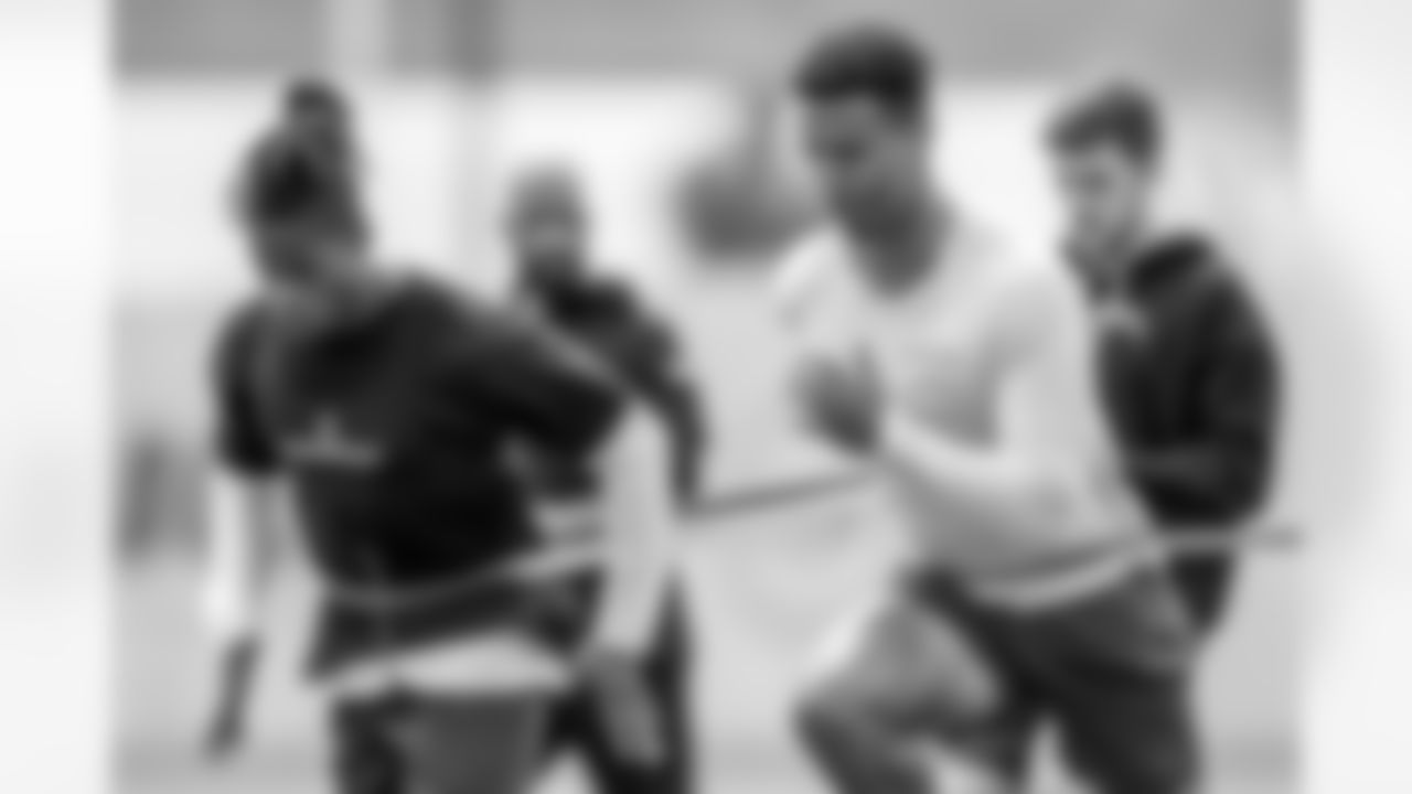 Los Angeles Chargers players participate in Phase 1 of the offseason program on Monday, April 28, 2025 at The Bolt in El Segundo, CA.