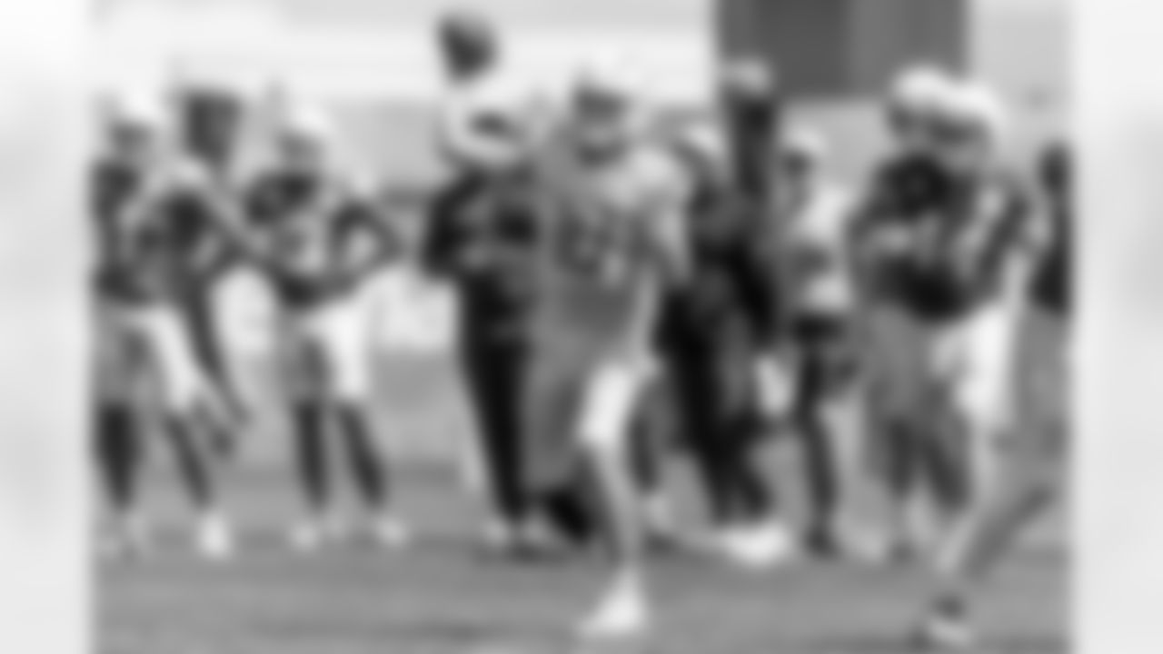 The Los Angeles Chargers practice on Wednesday, August 27, 2025 at The Bolt in El Segundo, CA.