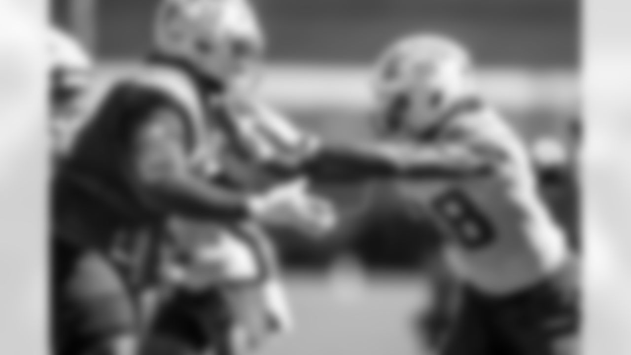 The Los Angeles Chargers practice on Thursday, October 9, 2025 at The Bolt in El Segundo, CA.