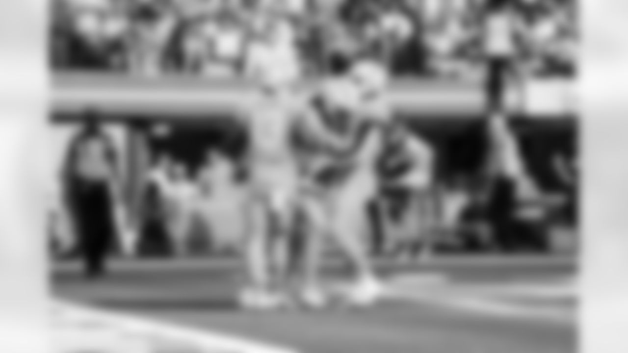 WR Keenan Allen (13) and WR Quentin Johnston (1)