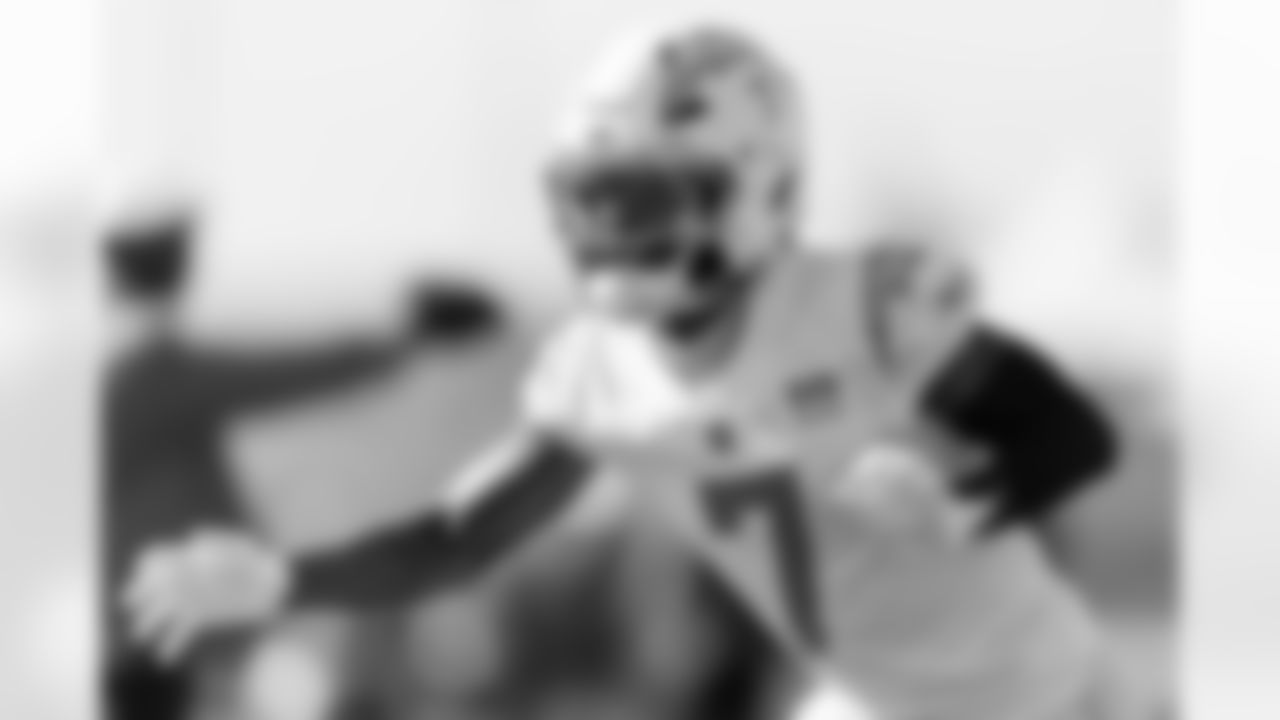 The Los Angeles Chargers practice at Training Camp on Wednesday, July 24, 2024 at The Bolt in El Segundo, CA.