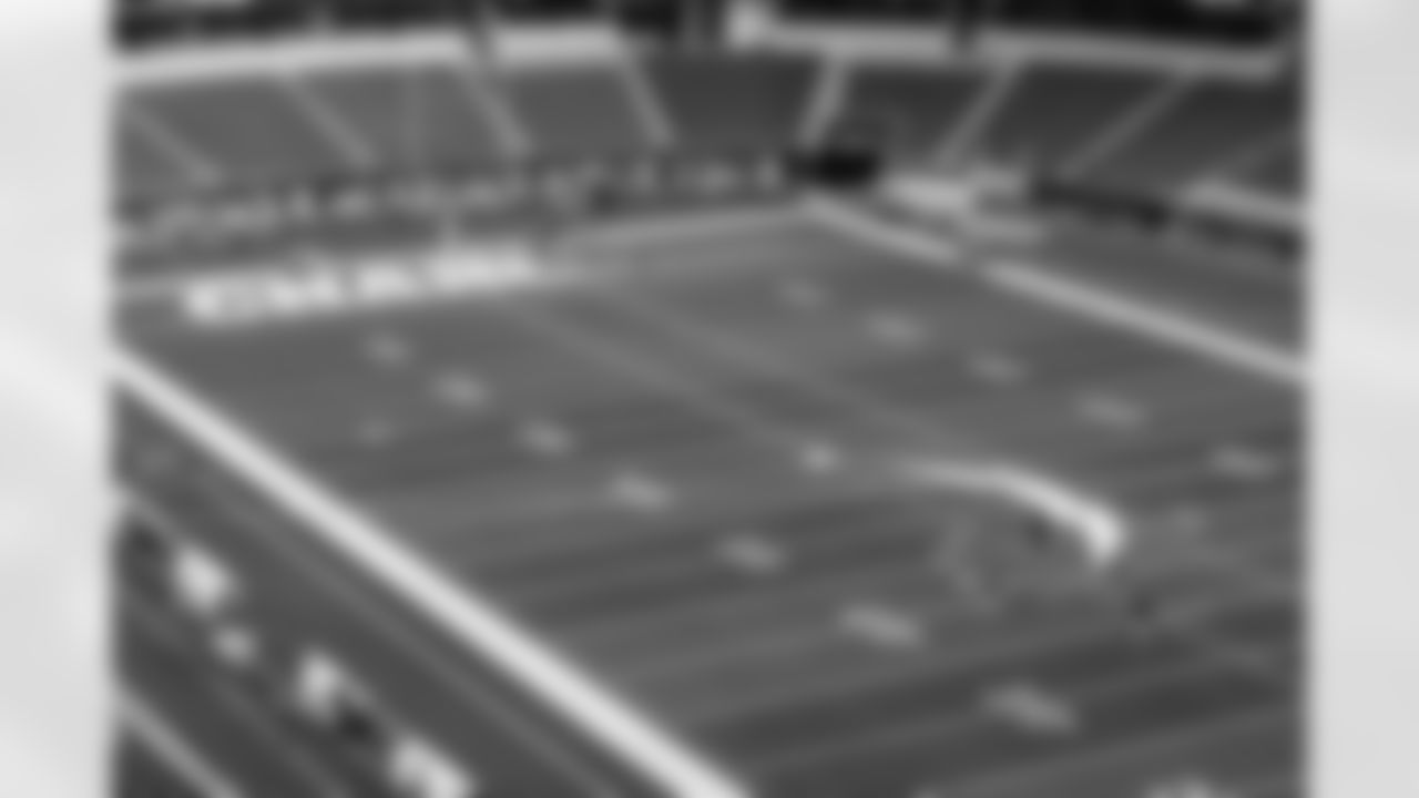 SoFi Stadium is photographed as it is converted to the 2025 Super Chargers look on Tuesday, October 21, 2025 at SoFi Stadium in Inglewood, CA.