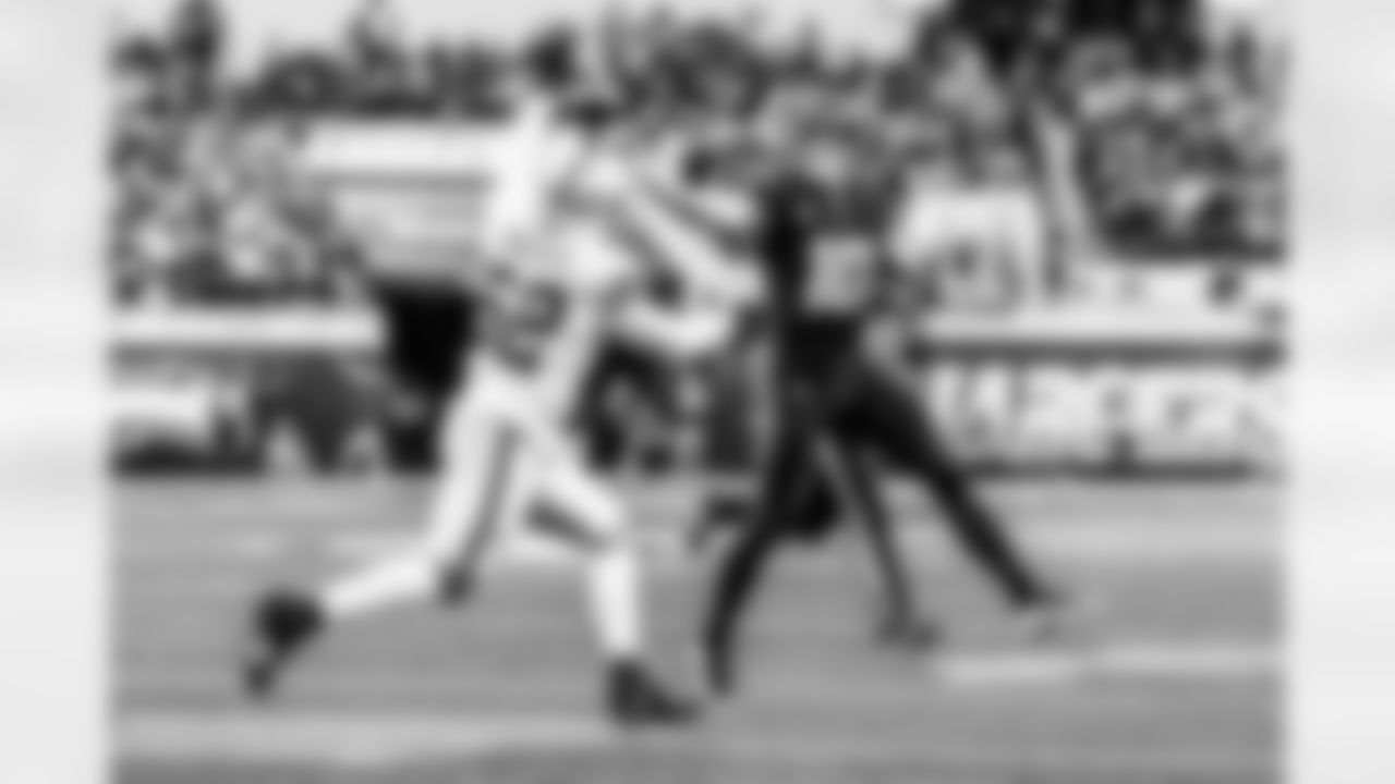 Take a look back at the Chargers Week 13 matchup with the Raiders in monochrome.