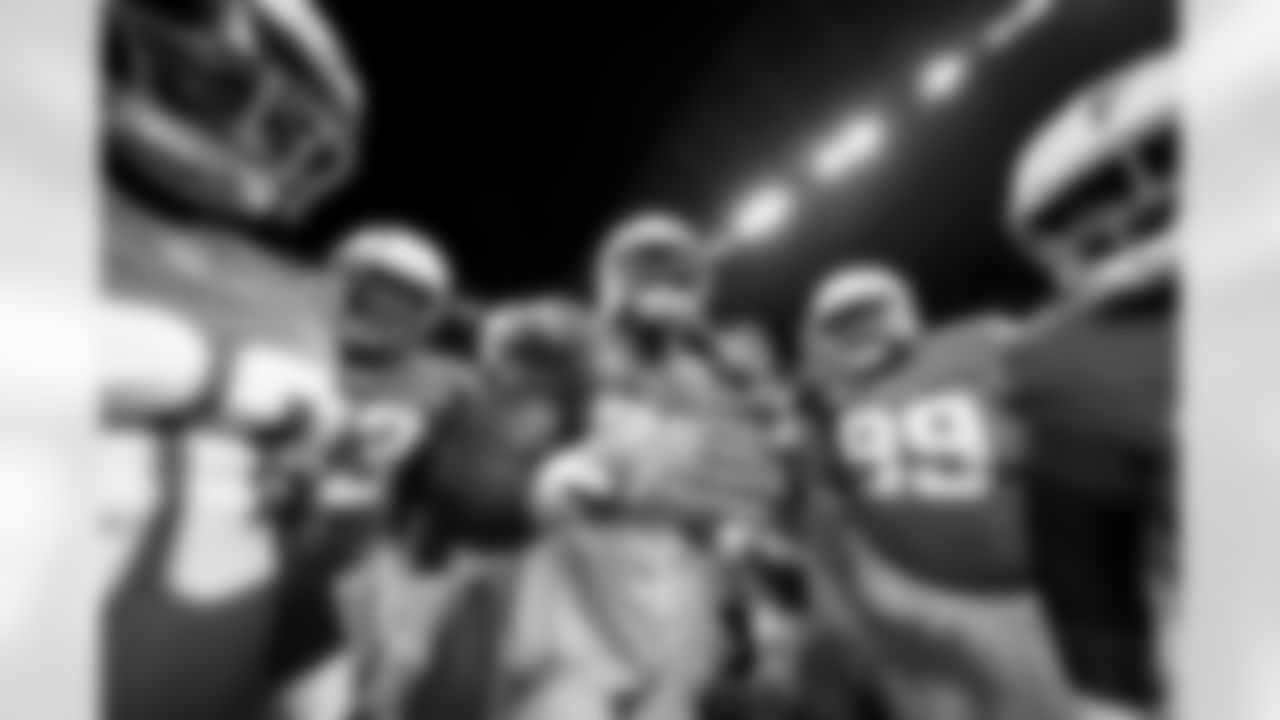 OLB Khalil Mack (52) and DT Jamaree Caldwell (99)