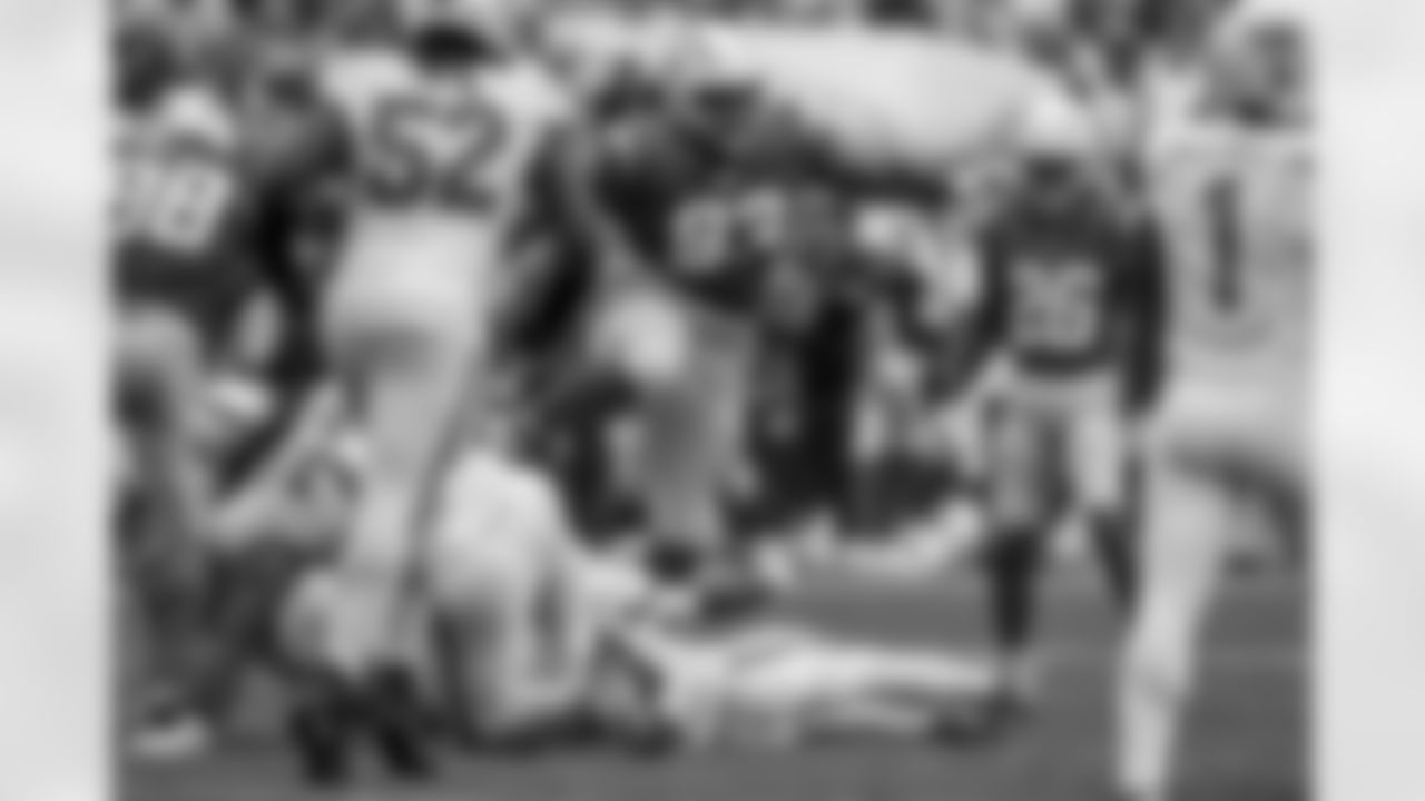 Take a look at the best photos of Chargers 2026 free agent Otito Ogbonnia