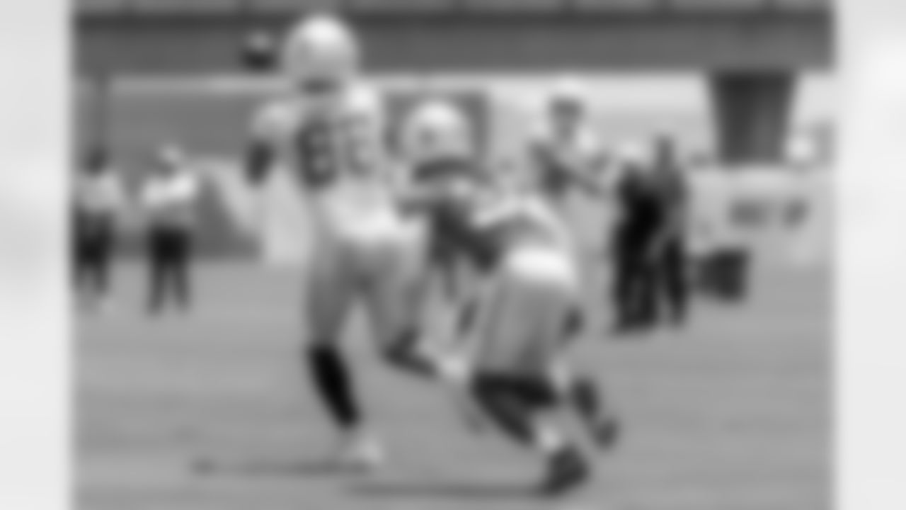 The Los Angeles Chargers hold Mandatory Mini-Camp on Thursday, June 12, 2025 at The Bolt in El Segundo, CA.