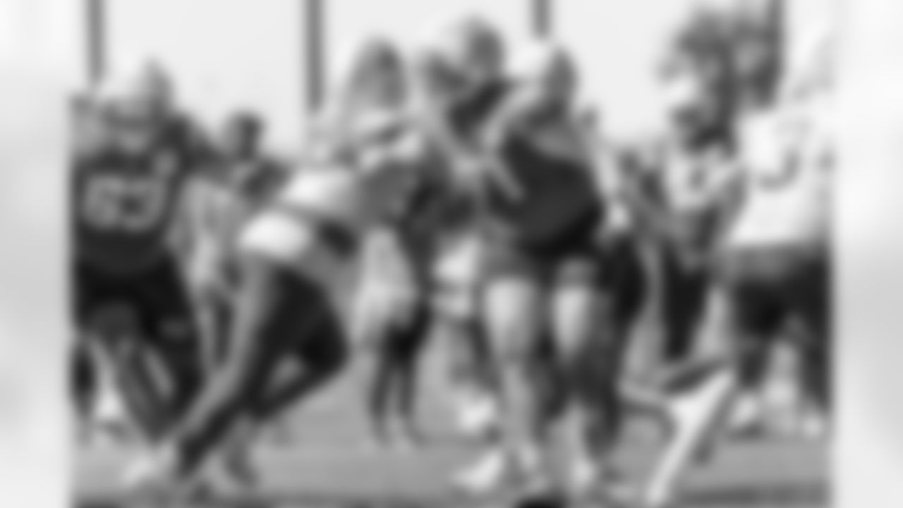 The Los Angeles Chargers practice on Thursday, October 9, 2025 at The Bolt in El Segundo, CA.