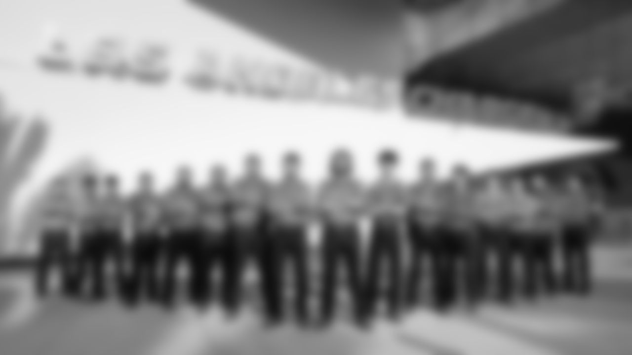 Members of the Chargers "Team Banda" are photographed on Thursday, August 29, 2024 at The Bolt in El Segundo, CA.