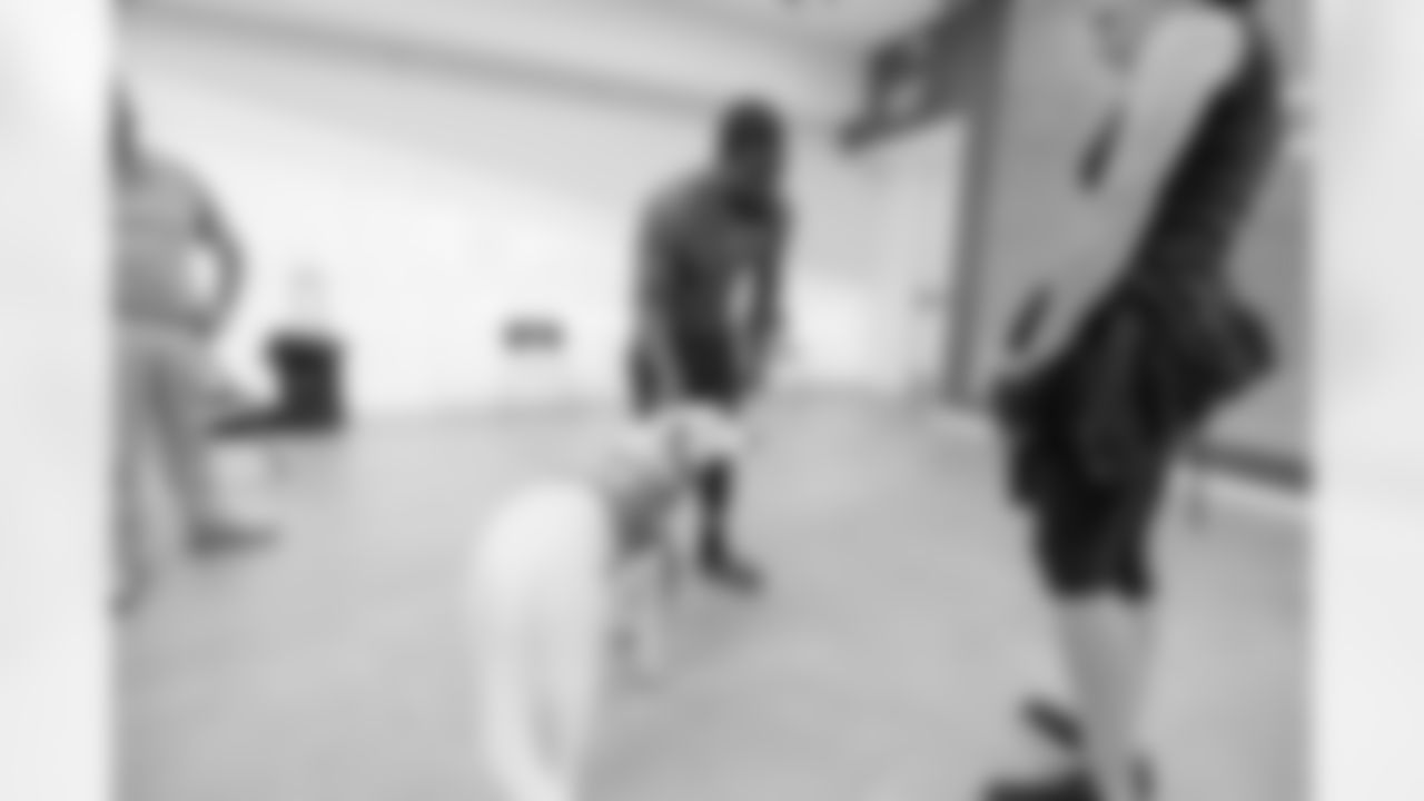 The latest Chargers Pup, Zeus, name is revealed on Monday, October 6, 2025 at The Bolt in El Segundo, CA.