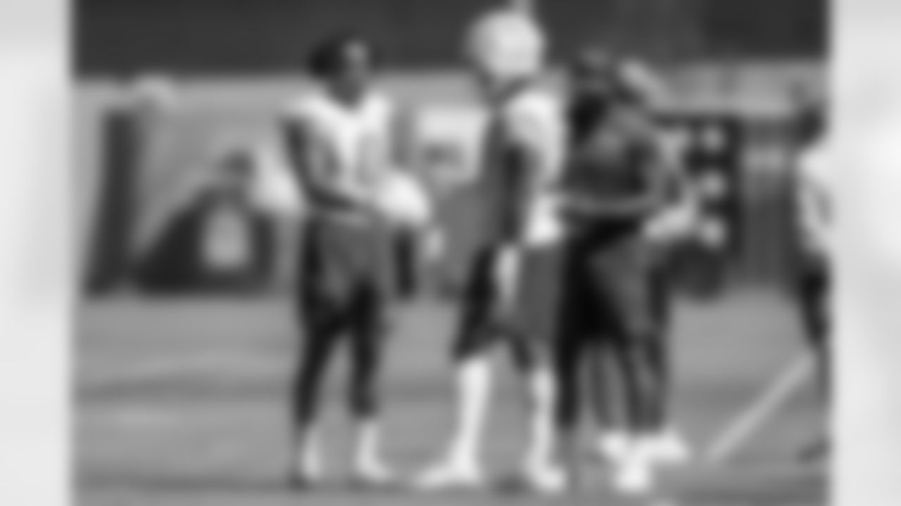 The Los Angeles Chargers practice on Thursday, October 9, 2025 at The Bolt in El Segundo, CA.
