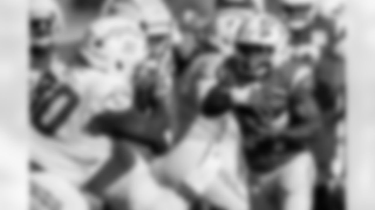 The Los Angeles Chargers practice at Training Camp on Tuesday, August 5, 2025 at The Bolt in El Segundo, CA.